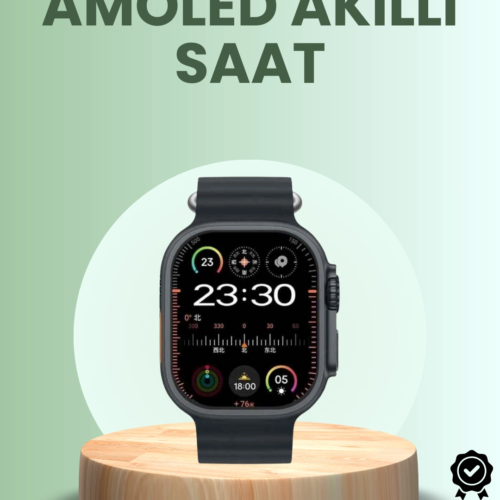 Ultra Akıllı Saat AMOLED Display 15 Gün Dayanıklı Batarya