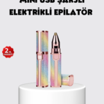 USB Şarjlı Kaş ve Yüz Tüy Alma Cihazı – Taşınabilir ve Acısız Kullanım