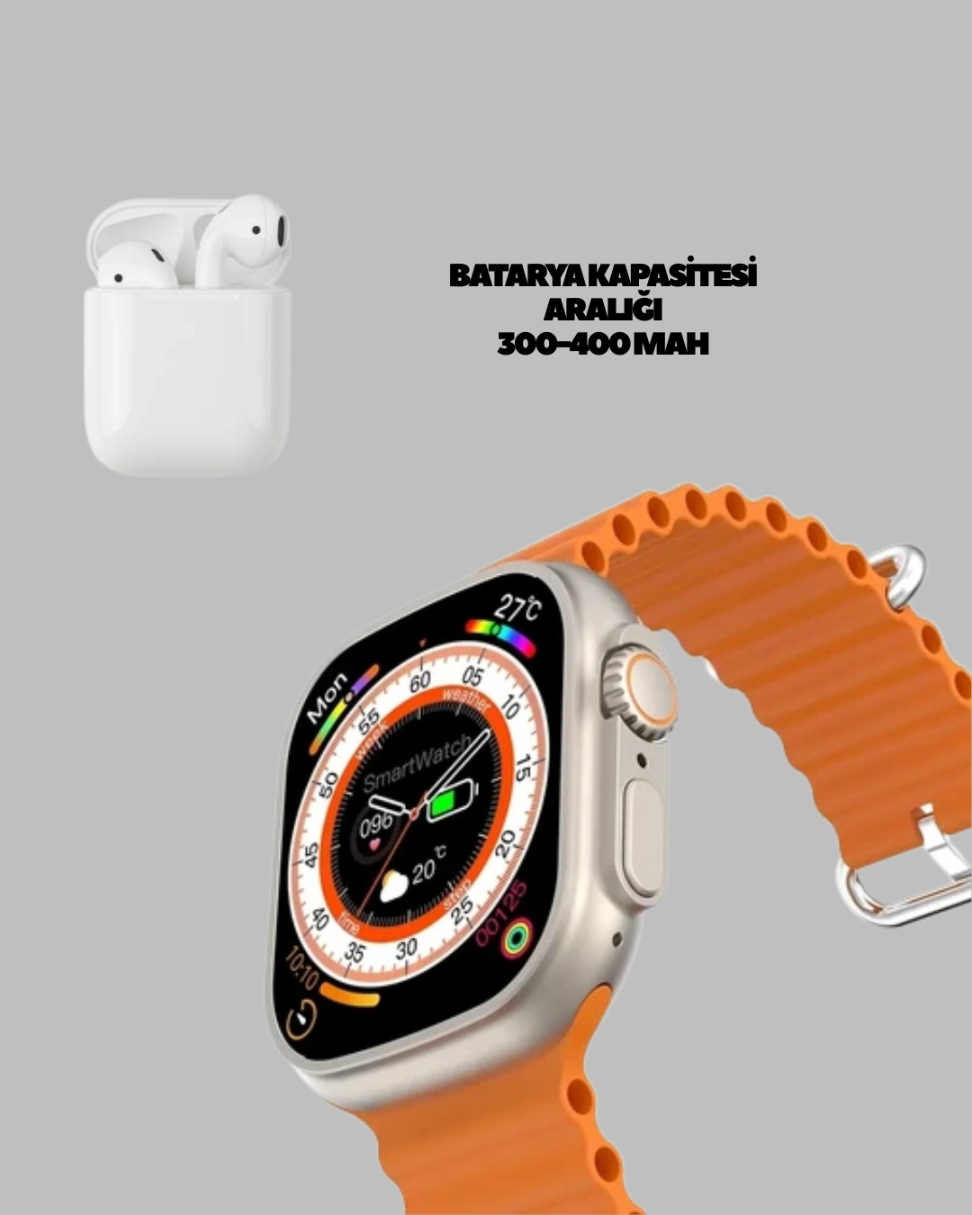 Watch 9 Max Akilli Saat 45 Mm Genis Ekran Kulaklik Seti 364880346 Sw1080sh1350 700x875 Watch 9 Max Akıllı Saat 45 mm Geniş Ekran Kulaklık Seti najmaddin.com teknolojiye uyum sağlamak isteyen kullanıcılar için tasarlanmıştır. Günlük aktivitelerinizi kolaylaştıran özellikleriyle hem iş hem özel yaşamda verimli bir kullanım sunar.Set içeriğinde yer alan iki adet kordon