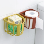 Yapışkanlı Çok Fonksiyonlu Banyo Organizeri Beyaz