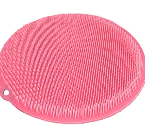 Yuvarlak Vantuzlu Banyo Sırt Kese Matı 26 cm