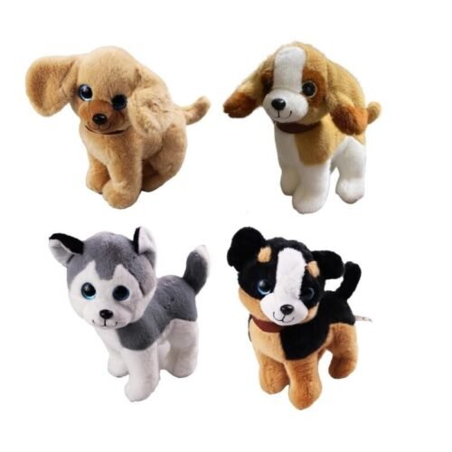 2309033 - PELUŞ HAVLAYAN KÖPEK 25 CM