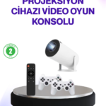 2.4G Kablosuz Destekli Oyun ve Film Projeksiyonu Ev Kullanımı İçin