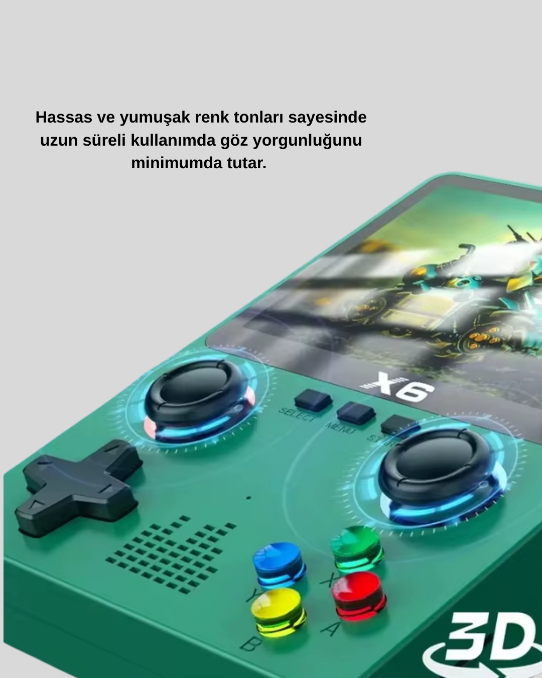 35 Inc Ips Ekranli Tasinabilir Oyun Konsolu Ergonomik Cift Tetikli 441711615 Sw1080sh1350 700x875 3.5 İnç IPS Ekranlı Taşınabilir Oyun Konsolu Ergonomik Çift Tetikli najmaddin.com yoğun renk doğruluğu ve geniş izleme açısı sunar. Görüntüler daha net