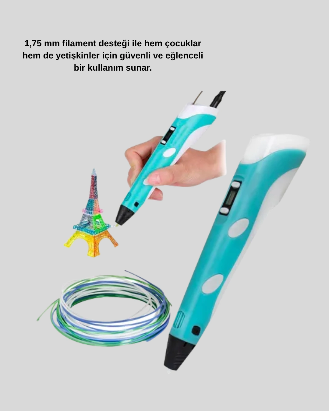 3d Kalem Ergonomik Ve 175 Mm Filament Destekli Fdm Yazici Kalemi 434349220 Sw1080sh1350 700x875 3D Kalem Ergonomik ve 1.75 mm Filament Destekli FDM Yazıcı Kalemi najmaddin.com hem çocuklar hem yetişkinler için eğlenceli ve öğretici bir deneyim sunar.FDM teknolojisiyle çalışan bu yenilikçi cihaz