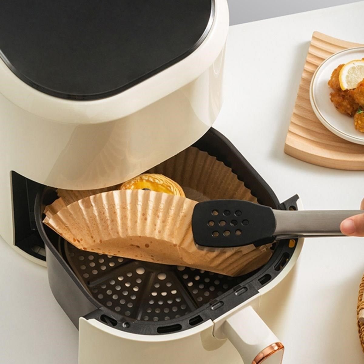 428e6b7888f7479291212384514e462b 700x700 50 Adet Air Fryer Pişirme Kağıdı Tek Kullanımlık 23 Cm Yuvarlak Pişirme Kağıdı XXL PVC li najmaddin.com yüksek sıcaklığa dayanıklı