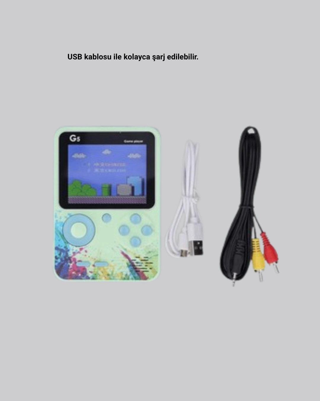 yüksek çözünürlüklü görsellerle oyunları canlı bir şekilde deneyimlemenizi sağlar.Arka aydınlatmalı ekran