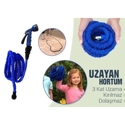 562741419913 4 500x500 1 Uzayan Bahçe Sulama Araç Yıkama Hortumu 30 Metre najmaddin.com yerden tasarruf edebileceğiniz mükemmel bir ürün sizleri bekliyor: Tabancalı Uzayan Hortum Expandable Hose 30 Metre!Özellikler:Dayanıklı