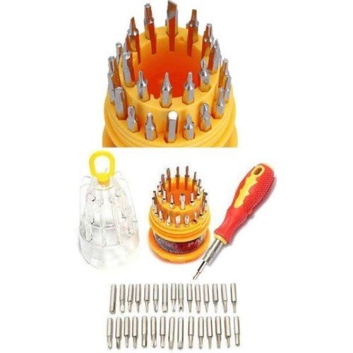 562741420620 2 500x500 1 Yumurta Tornavida Seti 31 Parça najmaddin.com cep telefonu ve diğer hassas cihazlar için ideal. • Metal Başlıklar: İnce ve küçük yerlere kolayca ulaşabilecek şekilde tasarlanmıştır. • Kauçuk Tutma Yerleri: Rahat ve güvenli kullanım sağlar. • Set İçeriği: 1 adet tornavida sapı ve 30 parça metal başlık.Paket İçeriği1 adet 31 parça yumurta tornavida seti