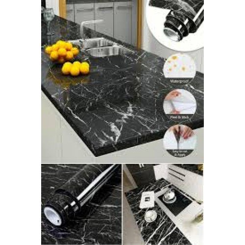 562741421049 3 500x500 1 Siyah Mermer Desenli Yapışkanlı Tezgah Folyosu najmaddin.com banyo ve mobilyalarınızda hızlı ve ekonomik bir yenileme yapmak istiyorsanız siyah mermer desenli yapışkanlı folyo tam size göre! Modern görünümü