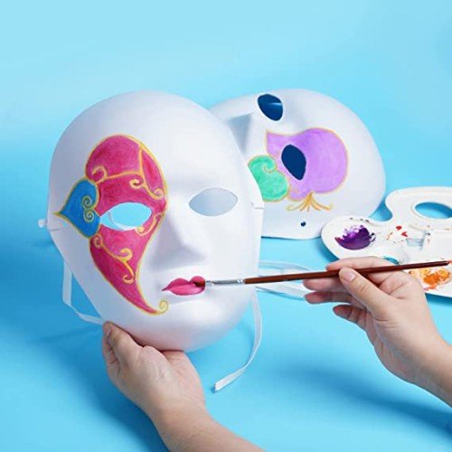 562741435489 4 500x500 1 Beyaz Renk Boyanabilir Anonim Tam Yüz Cosplay Maske najmaddin.com farklı yaş gruplarına rahatça uyum sağlar.