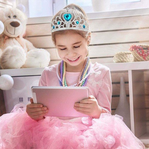 562741435689 3 500x500 1 Karlar Ülkesi Mavi Kalpli Taşlı Elsa Tacı najmaddin.com Minik prensesler için tasarlanan Karlar Ülkesi Elsa tacı