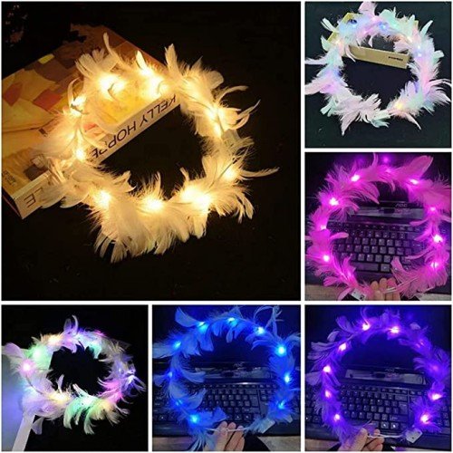 562741435727 4 500x500 1 Led Işıklı Rengarenk Yanan 3 Fonksiyonlu Otrişli Parti Tacı Pembe Renk 12x12 cm najmaddin.com klasik taç tasarımlarını geride bırakıyor. Üst kısmındaki yumuşak tüylü (otriş) dokusuyla feminen bir dokunuş sunarken