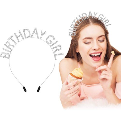 562741435740 2 500x500 1 Kristal Taşlı Gümüş Birthday Girl Yazılı Doğum Günü Parti Tacı 19x11 cm najmaddin.com Doğum günü kutlamalarının yıldızı olmak isteyenler için tasarlanan kristal taşlı gümüş Birthday Girl tacı