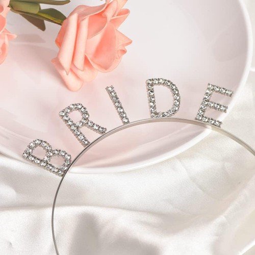 562741435759 3 500x500 1 Gümüş Renk Bekarlığa Veda Kristal Taş Bride Tacı İthal 16x10 cm najmaddin.com Bekarlığa veda gecesinde tüm gözleri üzerinize toplamak isteyen gelin adayları için tasarlanan gümüş renk kristal taşlı Bride tacı