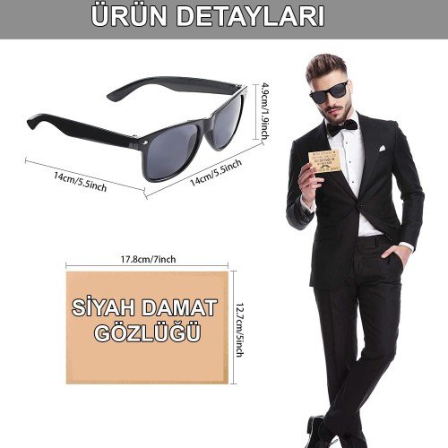 562741435913 3 500x500 1 Damat Gözlüğü – Düğün ve Bekarlığa Veda Partisi Aksesuarı najmaddin.com fotoğraflara karizmatik ve havalı bir hava katar.