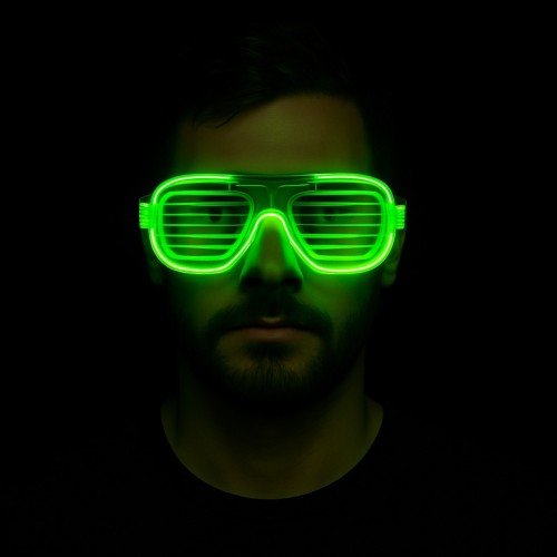 gözlüğe hem asi hem de şık bir hava katar.Piller Dahil & Hazır Kullanım: Paket içerisinde pilleri takılı olarak gelir; koruma bandını çekip tuşa basmanız eğlenceyi başlatmak için yeterlidir.Neden Bu Gözlüğü Seçmelisiniz?Unisex & Standart Uyum: Ergonomik yapısı sayesinde kadın