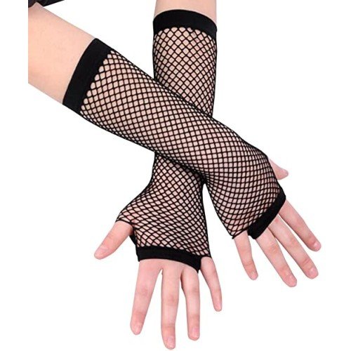 562741436282 2 500x500 1 Siyah Renk Uzun File Eldiven - Örgü Eldiven Siyah Renk najmaddin.com karnaval ve kostüm konseptlerinizi tamamlamak için tasarlanmış şık ve dikkat çekici bir aksesuardır. Fileli örgü görünümü sayesinde kombinlerinize farklı ve iddialı bir dokunuş katar.Örgü File Eldiven Siyah Renk esnek kumaştan file şeklinde üretilmiştir. Kol dirseğini kavrayacak şekilde tasarlanmış olup rahat kullanım sunar ve konforlu şekilde oturur.26 cm Siyah File Eldiven Halloween