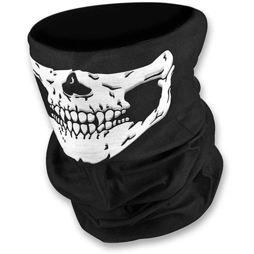 562741436405 7 500x500 1 Motorcu Boyunluk Baf Buff Bandana 25x48 cm Model 7 najmaddin.com ikonik iskelet baskısıyla hem agresif bir görünüm sunar hem de rüzgar