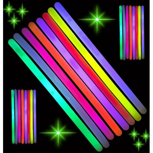 Karanlıkta Parlayan Fosforlu Glow Kalın Çubuk 30 cm