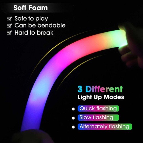 562741436485 6 500x500 1 Led Işıklı Rengarenk Sünger Parti Çubuk Işıklı Kauçuk Sopa najmaddin.com eğlenceyi ve enerjiyi zirveye taşıyan rengarenk ışık efektleriyle tasarlanan bu sünger parti çubuğu