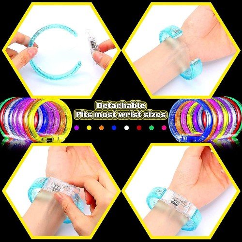 562741436490 3 500x500 1 Led Işıklı Pilli Işıklı Rengarenk Kalın Bileklik Işıklı Bilezik najmaddin.com Ürün Tipi: Işıklı Kalın Bileklik / Bilezik