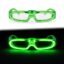 Yeşil LED Işıklı Parti Gözlüğü 3 Modlu – Glow & Gece Eğlence Gözlüğü