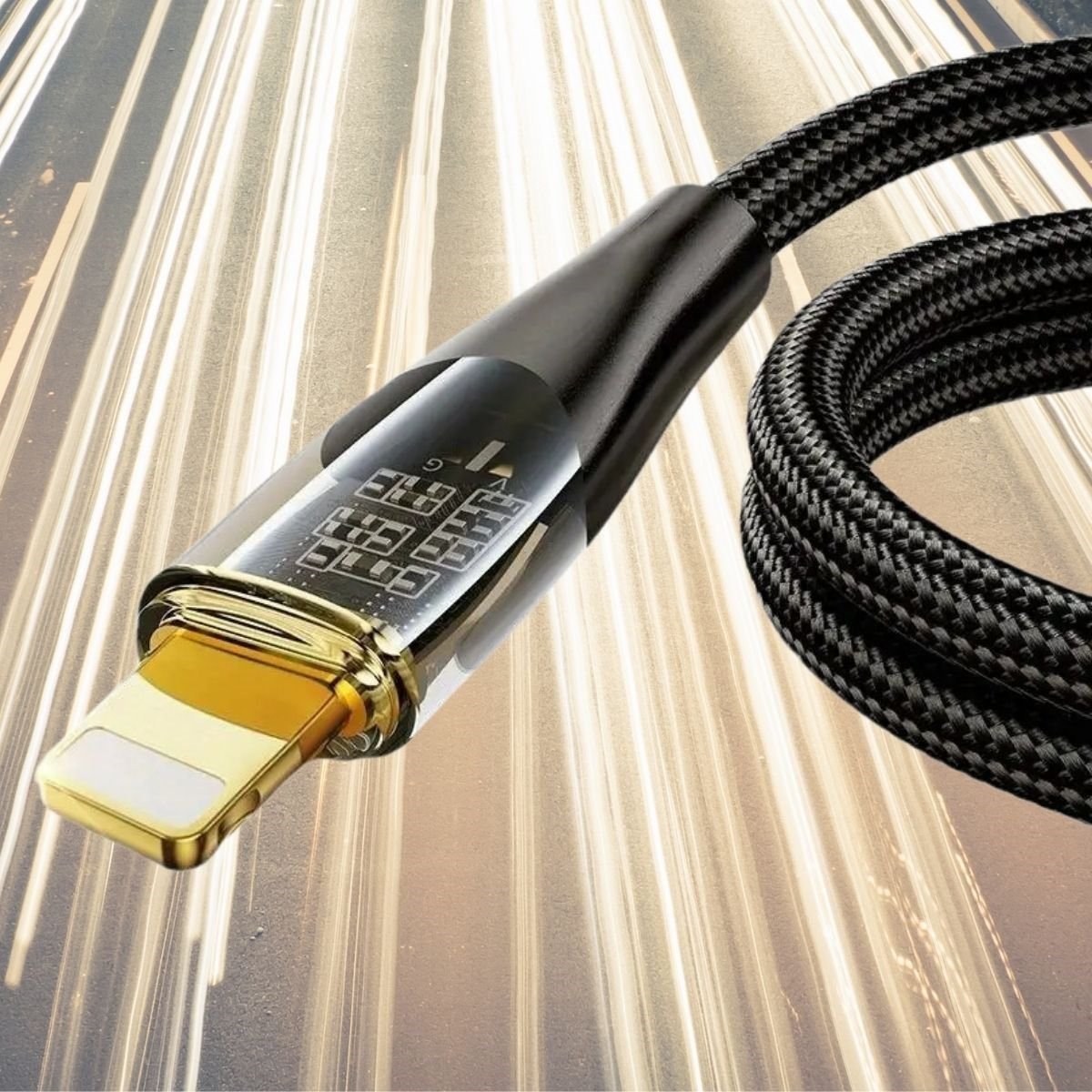 9094ccebb1414625b6988c73adb600b7 700x700 Led Işık Uçlu Sağlam İp Kablolu USB to Lightning Hızlı Şarj Kablosu najmaddin.com Helvetica