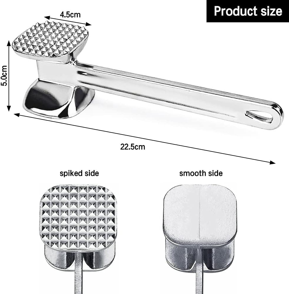 SHT35655 24242417167 2 700x714 Et Dövme Çekici Çift Taraflı najmaddin.com narin et yemekleri hazırlamak için ideal bir seçenektir. Sağlam yapısı sayesinde uzun ömürlü bir kullanım sunarken