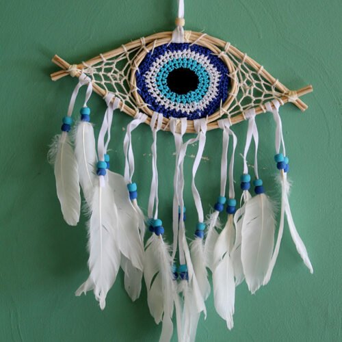 SHT62463 Roshita 56 500x500 ✨Najmaddin.com | Dilekten başarıya — şimdi sihir başlasın! najmaddin.com Rüya Kapanı Dream Catcher Göz Tasarımı Model 1