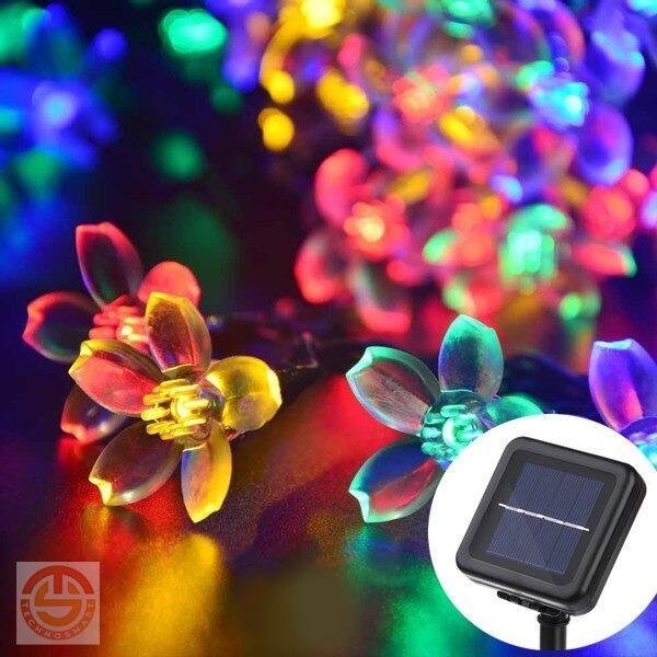SHT83220 24242446164 2 Solar 30 Ledli Çiçekli Rgb Bahçe Aydınlatma Dekorasyon Güneş Enerjili najmaddin.com Dış mekan
