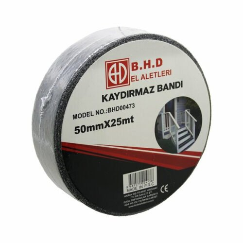 Kaydırmaz Siyah Bant 50 Mm X 25 Mt