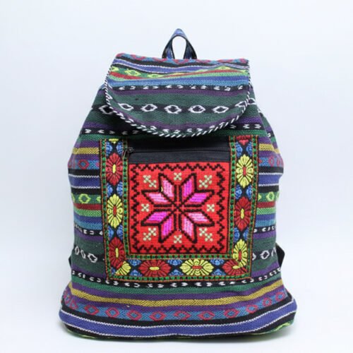 Kilim Desenli Sırt Çantası