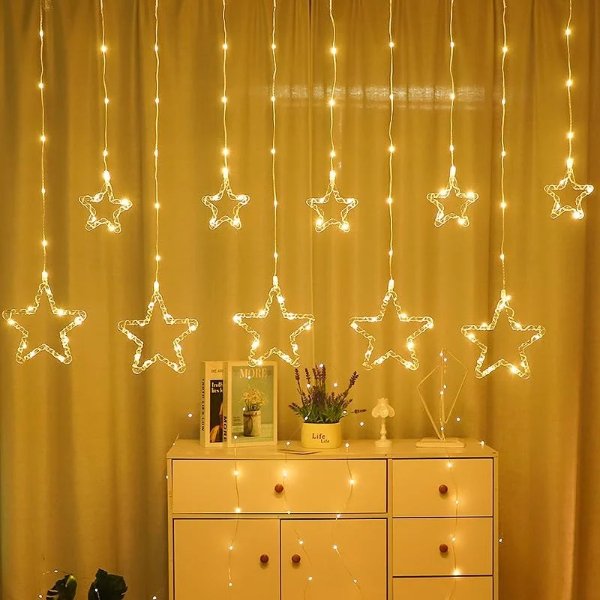 SHT95905 Star Curtain Led Lights 5 5 1000x1000 1 Yıldız Perde Led 10 Saçaklı najmaddin.com Yıldız Perde Led 10 Saçaklı