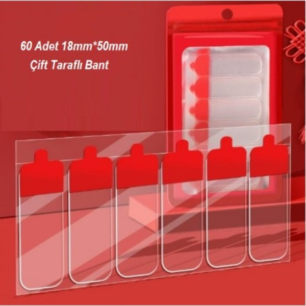 SHT95947 Guclu Bant 11 500x500 1 60 Parça Kolay Açılır Güçlü Çift Taraflı Bant 18mmx50mm najmaddin.com 60 Parça Kolay Açılır Güçlü Çift Taraflı Bant 18mmx50mm