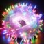 10m 60 Led Rgb - 2 Kademeli Şeffaf Kablolu Pilli