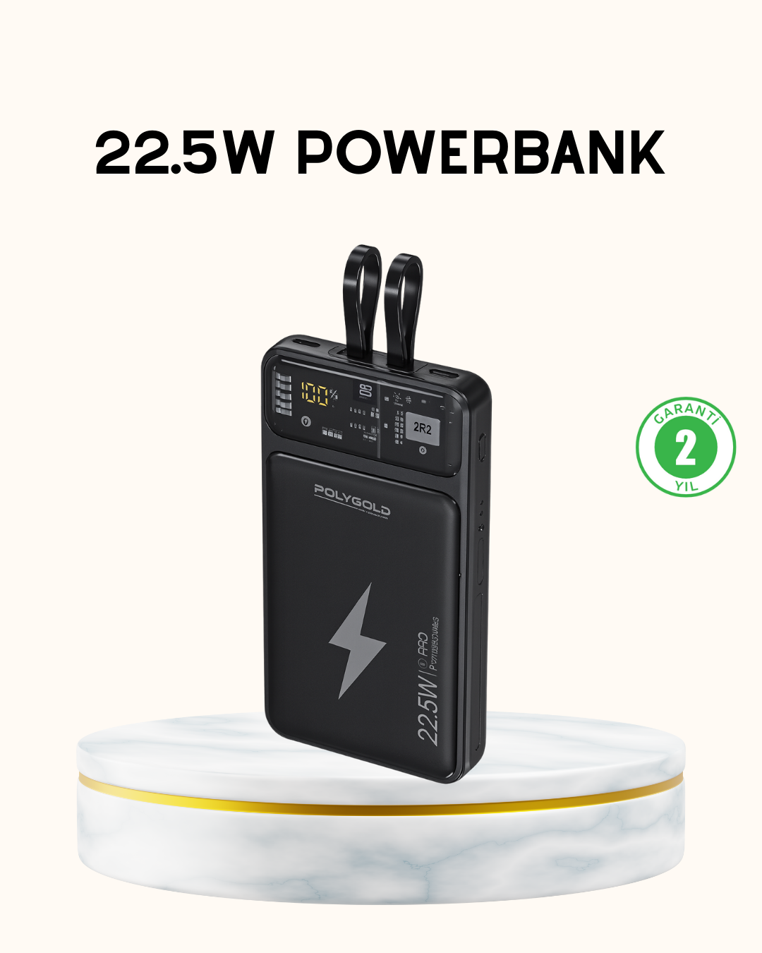 SL20537074 1 225 700x875 Powerbank Hızlı Şarj 10000 Mah Dahili Kablo najmaddin.com Powerbank Hızlı Şarj 10000 Mah Dahili Kablo