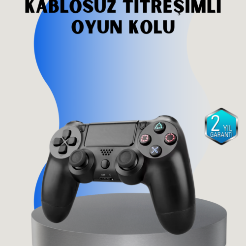 Ps4 Uyumlu Kablosuz Oyun Kolu – Gerçekçi Titreşimli Geri Bildirim
