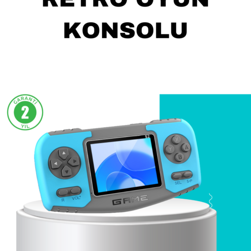 Taşınabilir Mini Video Oyun Konsolu Ergonomik Tasarım