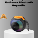 Taşınabilir Bluetooth Hoparlör – Rgb Işıklı