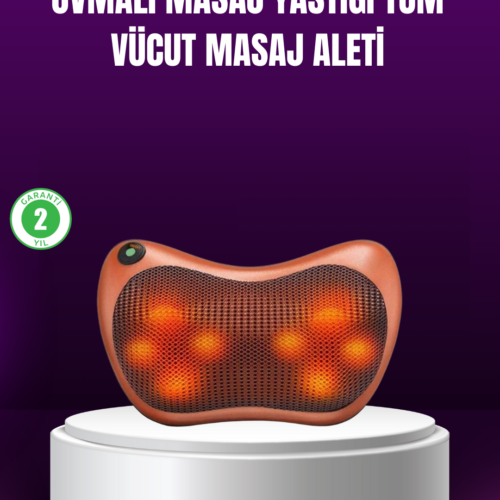 Ergonomik Derin Yoğurmalı Boyun Bel Sırt Masaj Cihazı Priz Çakmak Girişli