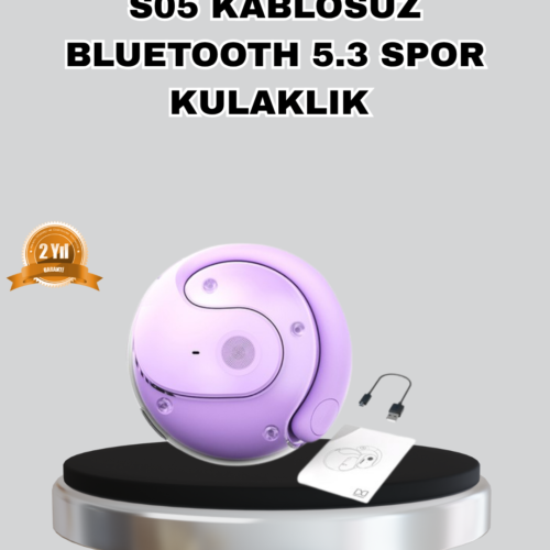 Bluetooth 5.3 S05 Kablosuz Kulaklık Ipx4 Spor Uyumlu Suya Dayanıklı Stereo