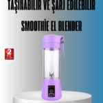 Şarjlı 380ml Portatif Smoothie Blender Usb Mini Shake Yapıcı