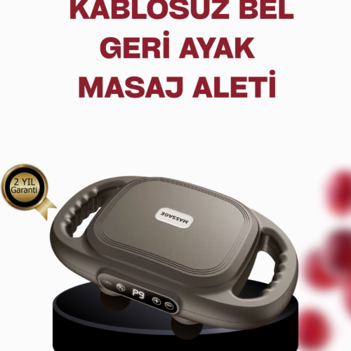 Geliştirilmiş 6 Başlıklı Şarjlı Masaj Aleti 2000 Mah Derin Doku Masajı