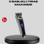 5 Başlıklı Şarjlı Tıraş Makinesi – Saç