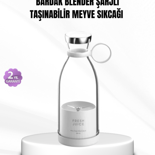 Şarjlı Portatif Blender – Gıda Sınıfı Malzeme