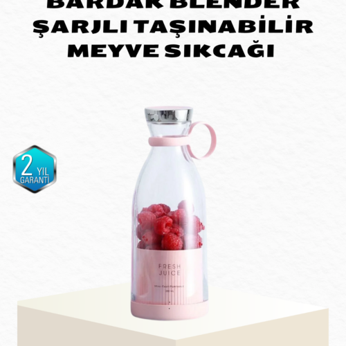 Kablosuz Taşınabilir Mini Blender – Usb Şarjlı