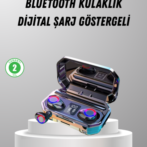Şarj Kutulu Kablosuz Kulaklık Ergonomik Spor Seyahat Uyumlu Uzun Kullanım