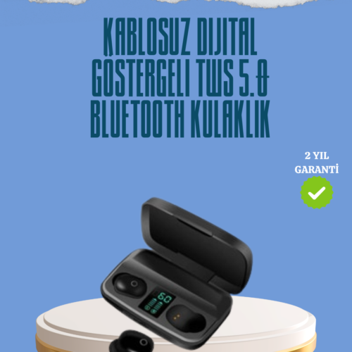 10 Metre Çekim Mesafeli Hafif Tasarımlı Bluetooth Kulaklık Ve Şarj Kutusu Seti