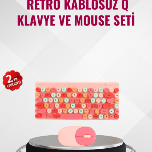 Kablosuz Bluetooth Klavye – Çoklu Cihaz Desteği